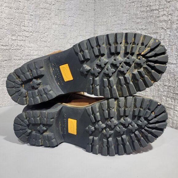 Carolina Elm 8" Men's Size 10.5D US Brown Leather Waterproof Logger Boots CA8821 - Picture 8 of 10